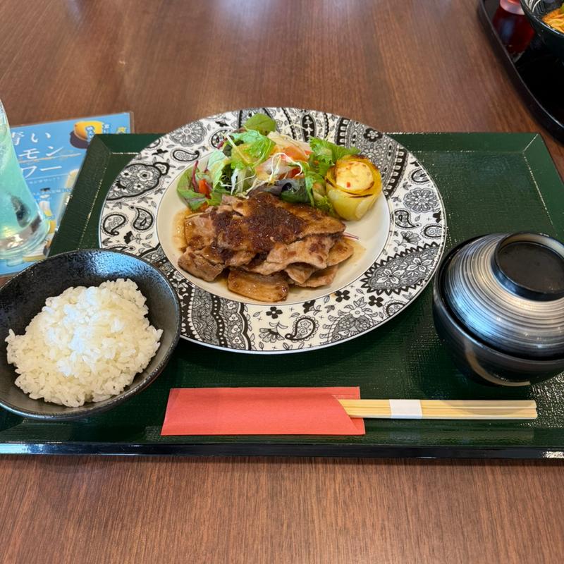 美明豚生姜焼き　赤ワイン風味(宍戸ヒルズカントリークラブレストラン )