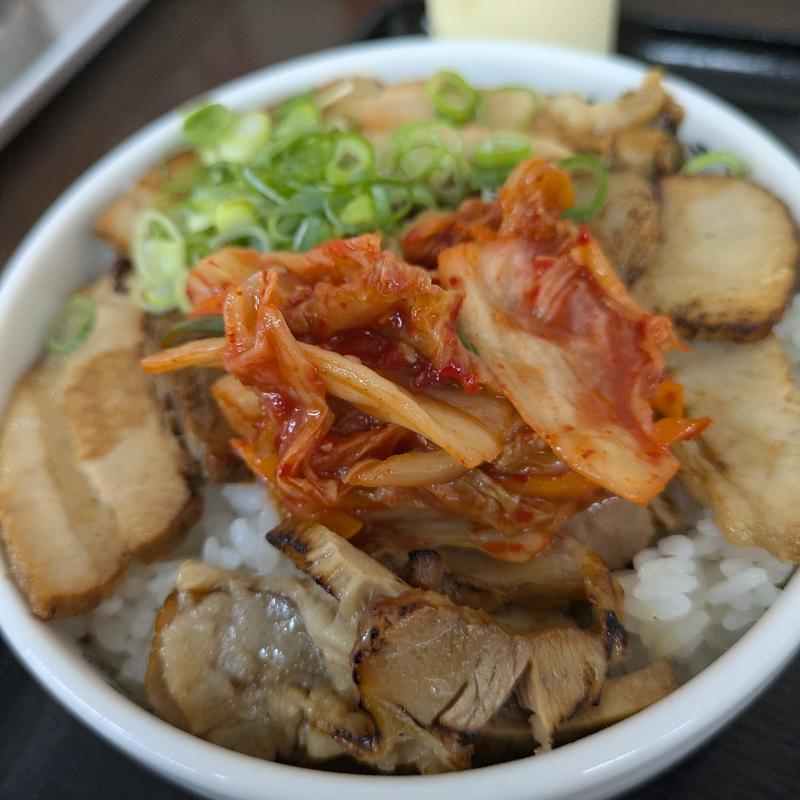 チャーシュー丼(ん麺 ねぎ坊)