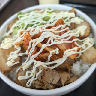 チャーシュー丼(ん麺 ねぎ坊)