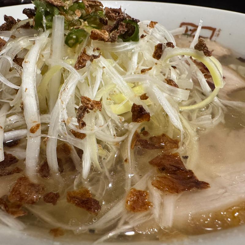 青唐ねぎ塩ラーメン(喜多方ラーメン 坂内 木場店)