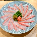 金目鯛のしゃぶしゃぶ