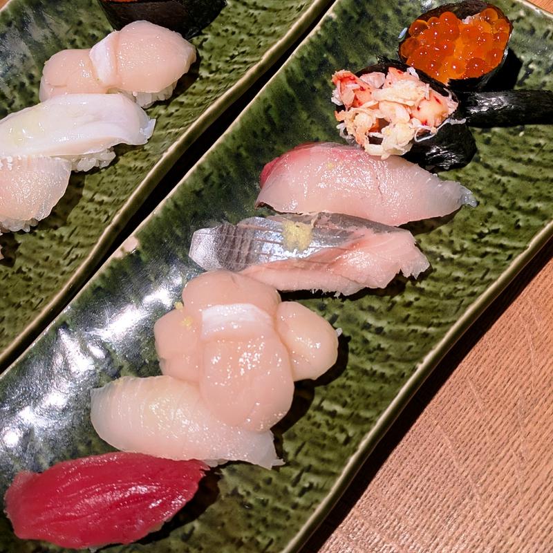 特上旬7種(寿司と炉端焼 四季花まる 北口店)