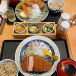 赤城豚厚切りロースカツ定食 240g