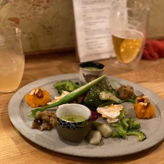 色々お野菜前菜盛り合わせ