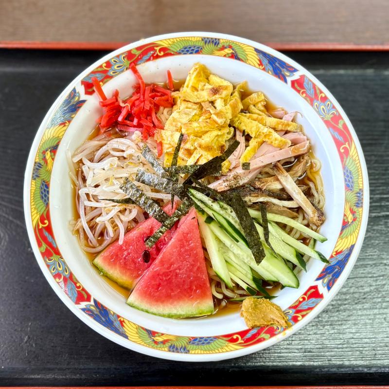 冷しラーメン(ふじの食堂 しらかば店 )