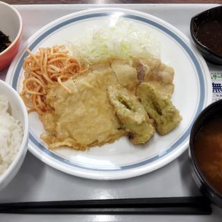 A定食(豚天 おろしポン酢ソース)