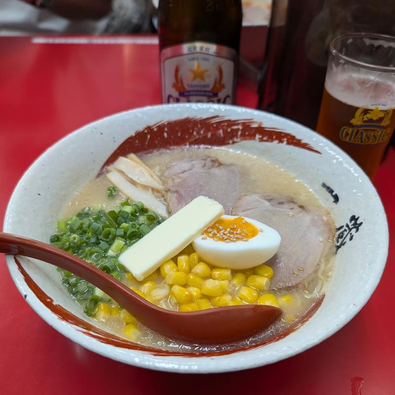 味噌バターコーンラーメン(一蔵ラーメン横丁店)