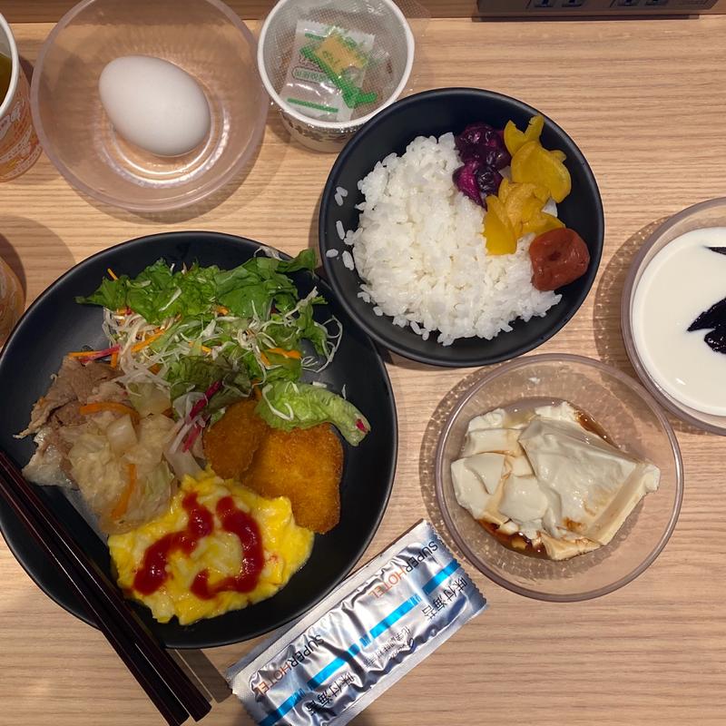 朝食ビュッフェ(スーパーホテル 京都四条河原町 )