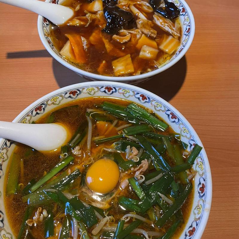 にらそば 広東麺(桜木屋 )