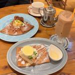 はちみつレモンチーズケーキクレープ