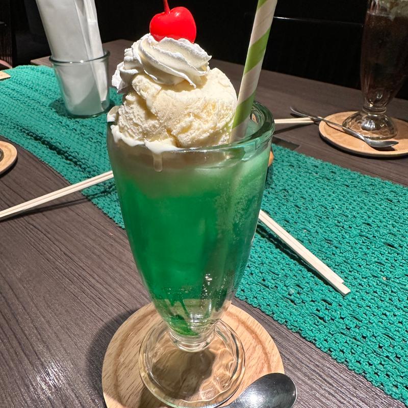 メロンアイスクリームソーダ(MARY BURGER 西武渋谷)