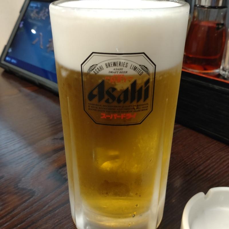 樽 生ビール（大ジョッキ）(本格中華料理 八福)