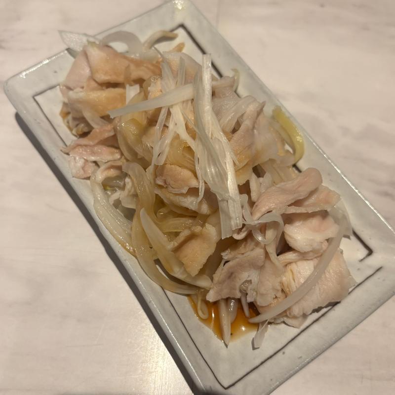豚しゃぶポン酢(中華食堂 一番館 中野サンモール店)