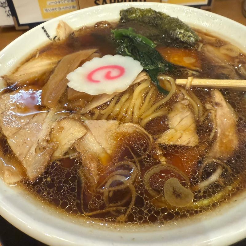 生姜醤油焼豚ラーメン(新潟長岡生姜醤油らーめん みずさわ 大宮東口店)