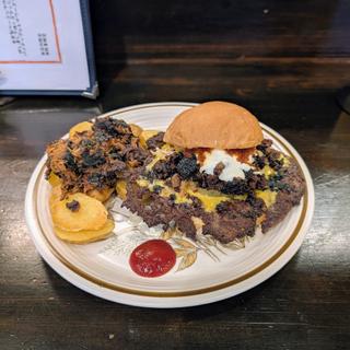 ベーコンジャムスマッシュチーズバーガー