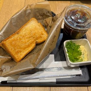 トースト＆たまごサラダセット(5 CROSSTIES COFFEE グランスタ東京)