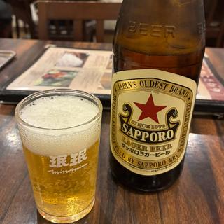 サッポロラガー（赤星）中瓶