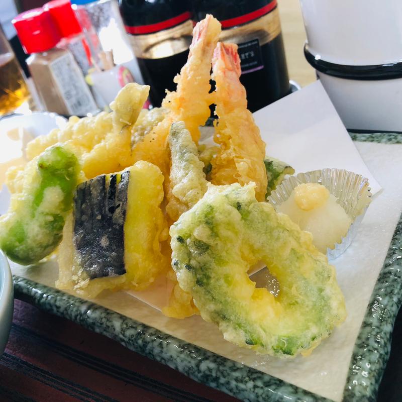 天ぷら盛合わせ_えび天婦羅定食(浜の茶屋 )