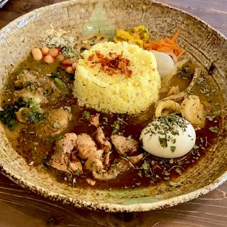 スパイスカレー3種盛