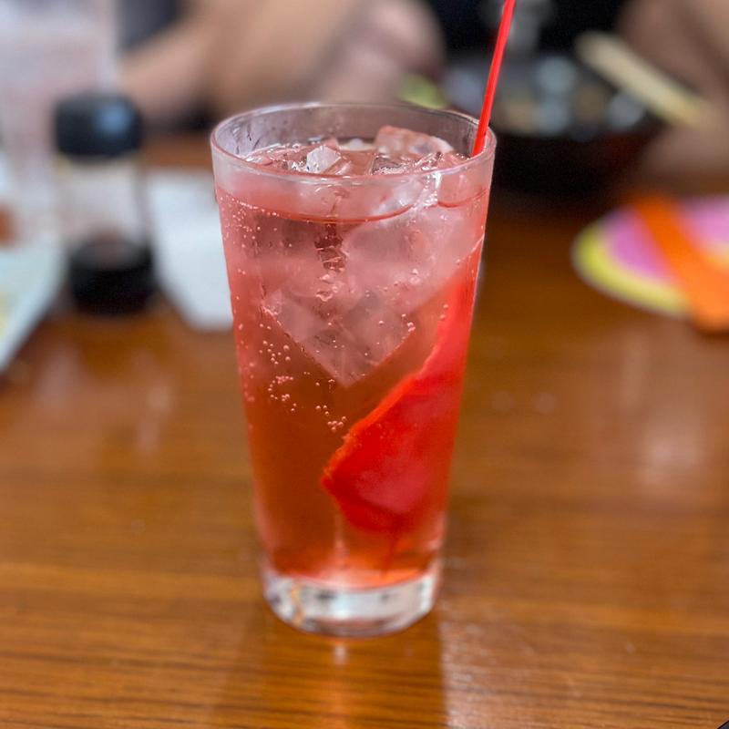 紅生姜サワー(貴美の浜焼き)