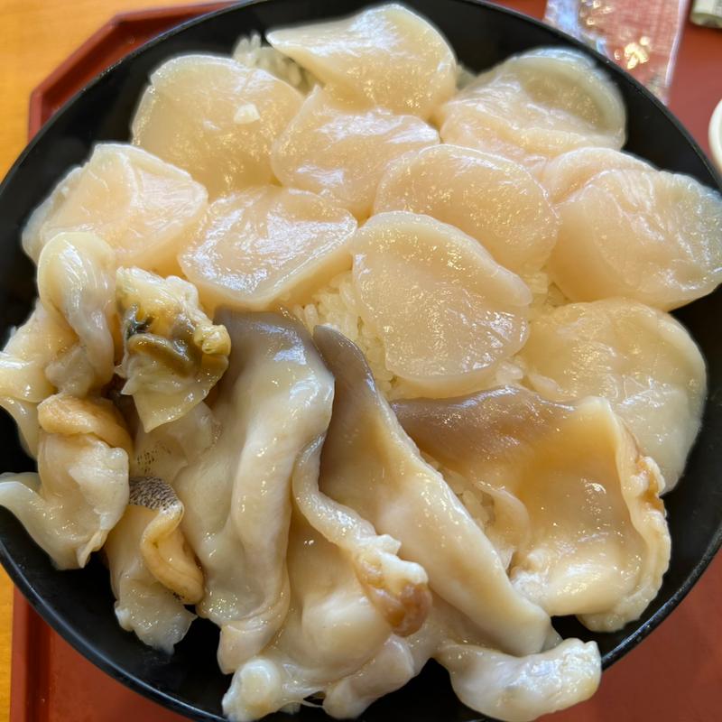 貝3種盛り丼(元気ひろば)
