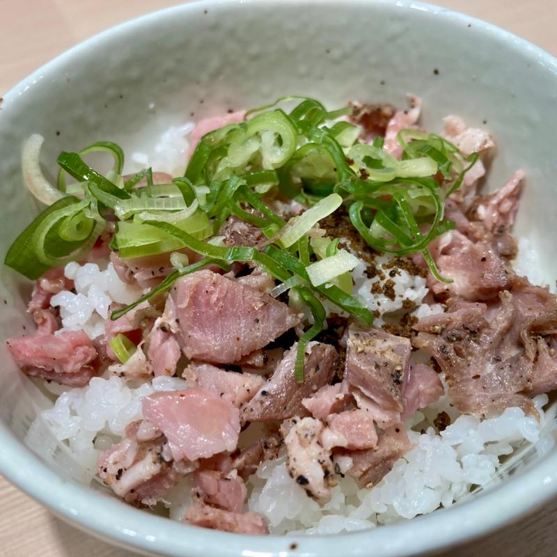 チャーシューおかか丼(麺処 彩和)