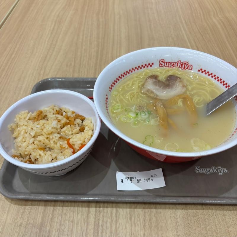 スガキヤセット(スガキヤ 岡崎イオンモール店 )