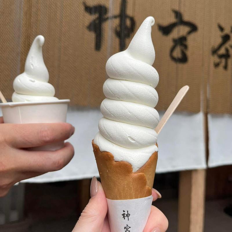 ソフトクリーム(北海道神宮茶屋)