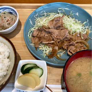 生姜焼き定食(イートスポット)