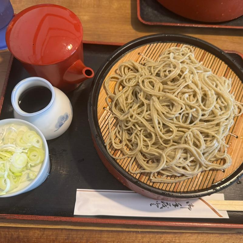 もりそば：大盛り(更科大黒 )