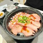牛とろ&ローストビーフ丼
