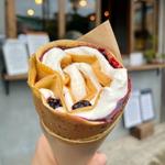 自家製ブルーベリージャムとクリーム