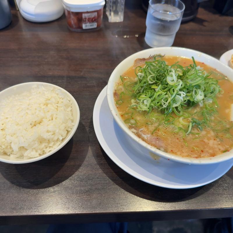 ラーメン　餃子定食セット(来来亭 美和店)