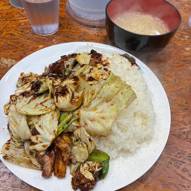 肉厚回鍋肉定食(男の大盛り中華)