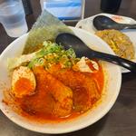 赤丸ラーメン+半チャーハンセット(まるちゅう )