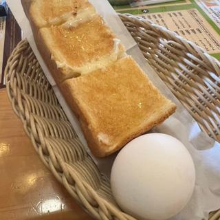 モーニングトースト ゆで卵