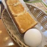 モーニングトースト ゆで卵
