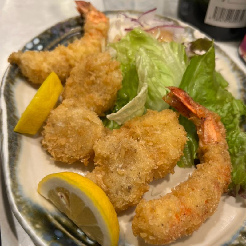 エビフライ　ホタテフライ(我逢人かっぱ  （【旧店名】祇園かっぱ）)