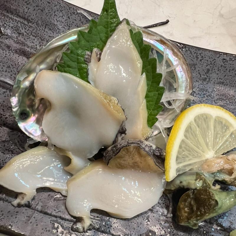 活あわび刺身(我逢人かっぱ  （【旧店名】祇園かっぱ）)