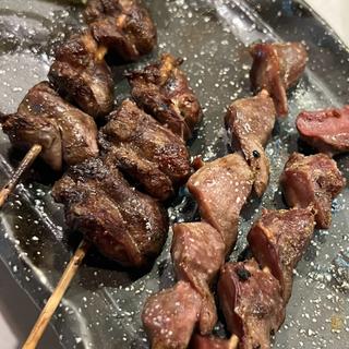 砂肝串　鳥ハツ串焼き(我逢人かっぱ  （【旧店名】祇園かっぱ）)