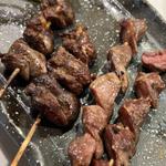 砂肝串　鳥ハツ串焼き