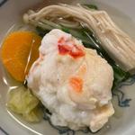 タラバ蟹のホイル鉄板蒸し