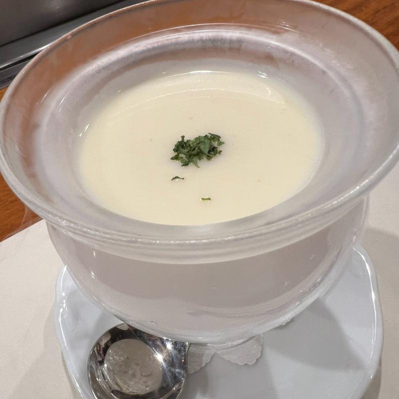 キタアカリの冷製スープ(札幌かに家 京都店 )