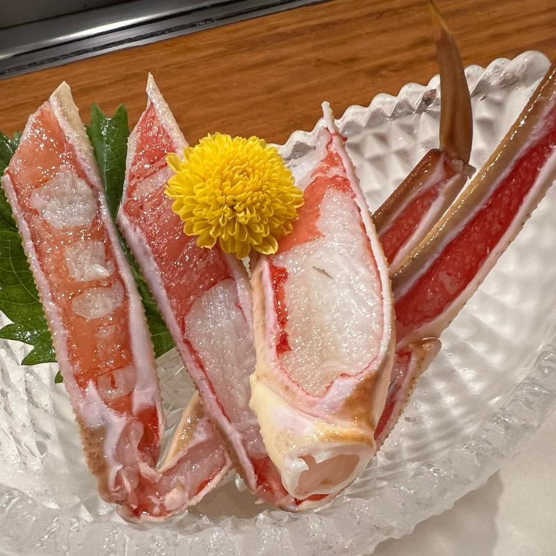 ズワイ蟹刺身(札幌かに家 京都店 )