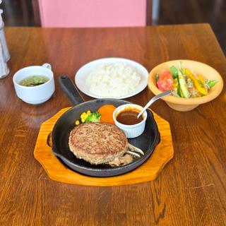 和牛オリジナルハンバーグ200g ライスセット(手作りハンバーグ アペゼ)