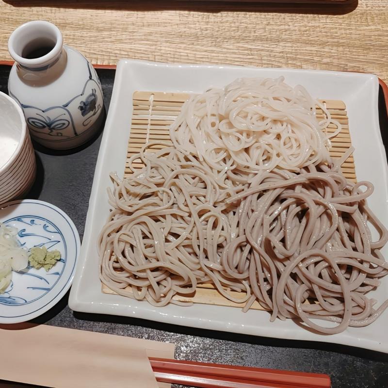 三色せいろ(蕎麦と玄米 やぶかつ)