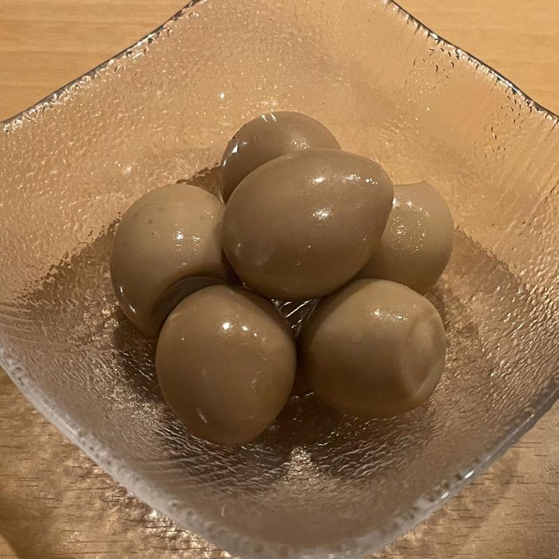 うずらの煮卵(中華ラーメン うえだ)