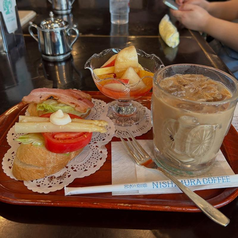 フルーツモーニング(にしむら珈琲店 三宮店)