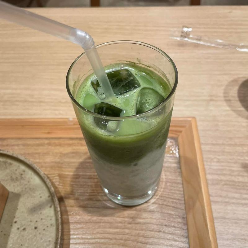 アイス抹茶ラテ(みのりカフェ　京都ポルタ店)