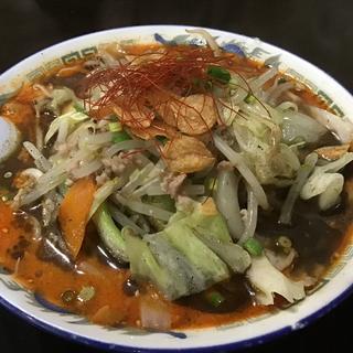赤黒野菜味噌ラーメン(ラーメン中々 )